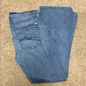 Like new! 7 for all mankind bootcut jeans!